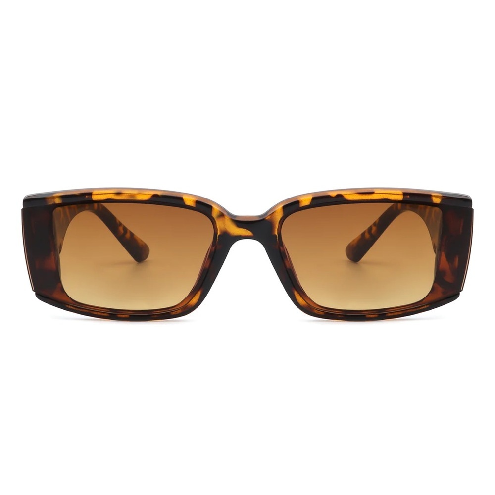 Women’s Rectangle Retro Thick Frame Cat Eye Sunglasses